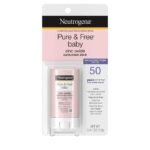 Neutrogena Pure & Free Baby Mineral Sunscreen Stick with Broad Spectrum SPF 50 & Zinc Oxide, Water-Resistant, Hypoallergenic, Paraben-, Dye- & PABA-Free Baby Face & Body Sunscreen, 0.47 oz" ) - Fast UK Delivery