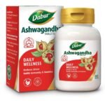 Dabur Ashwagandha Tablets - 60 tabs | General Wellness Tablets | Stress Relief | Rich in Antioxidants | Immunity Booster | Rich in Antioxidants | Rejuvenates Body - Fast UK Delivery