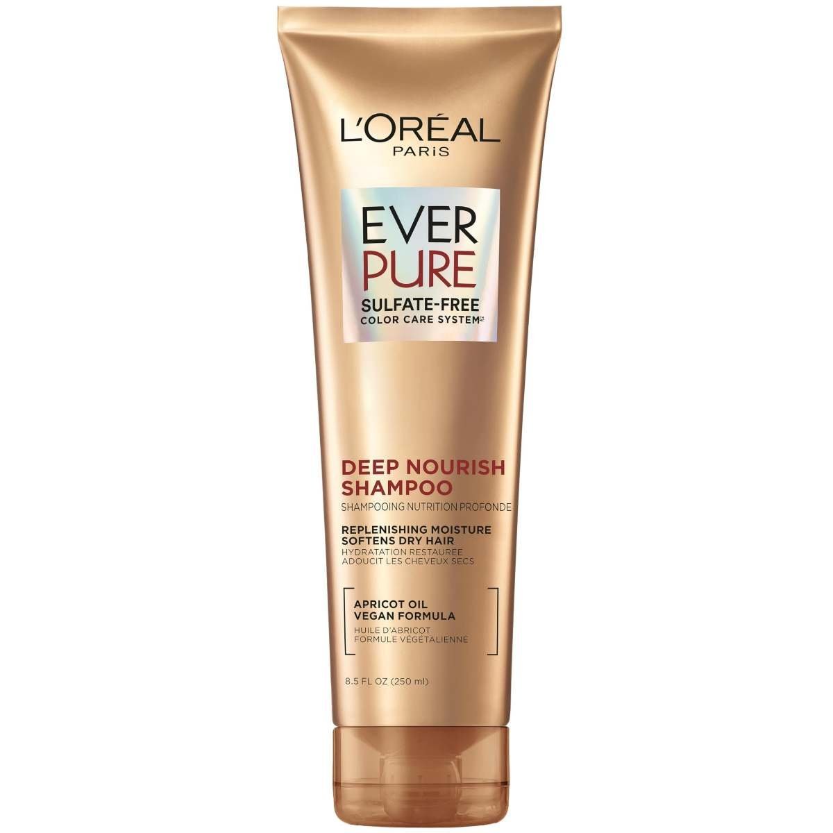 uk71HozelgwpL-1-1.jpg L'Oreal Paris Evercreme Sulfate Free Deep Nourish Shampoo, 250 ml - Fast UK Delivery - Image 1