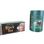 KORAKUNDAH Black Tea 25 Dip Tea Bags | KORAKUNDAH Organic Green Tea (Jasmine) 250 g | Pack of 2 | Total 300 g | India's Finest Chamraj Nilgiri Tea - Fast UK Delivery