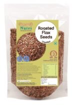 OrganoNutri Roasted Flax Seeds | Unsalted (2kg) Alsi for Eating | Premium Roast - Fast UK Delivery