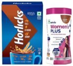 Horlicks Chocolate Nutrition Drink | Carton 500 g&Horlicks Women's Plus Chocolate Nutrition Drink 400 g Jar, Nutrition for strong Bones with 100% daily Calcium & Vitamin D - No Added Sugar - Fast UK Delivery