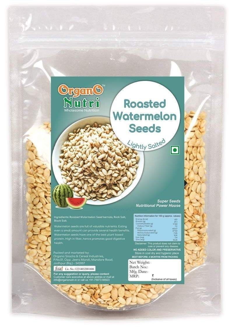 uk71J-2pGUCHL-1.jpg OrganoNutri Roasted Watermelon Seeds - Lightly Salted | Roasted Magaj (150g) - Fast UK Delivery - Image 1