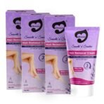 ORAAH Smooth n Sensitive Hair Removal Cream For Women | Natural Painless Removal For All Skin Types With Lavender -50G (Pack Of 3) - Fast UK Delivery
