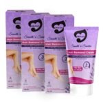 ORAAH Smooth n Sensitive Hair Removal Cream For Women | Natural Painless Removal For All Skin Types With Lavender -50G (Pack Of 3) - Fast UK Delivery