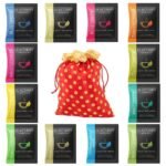 TEACURRY Assorted Green Tea bags (12 gramsreen Tea Bags) - Helps with Weight Management, Tummy, and Ageing -12 Premium Herbal Pyramid Tea bags - Fast UK Delivery