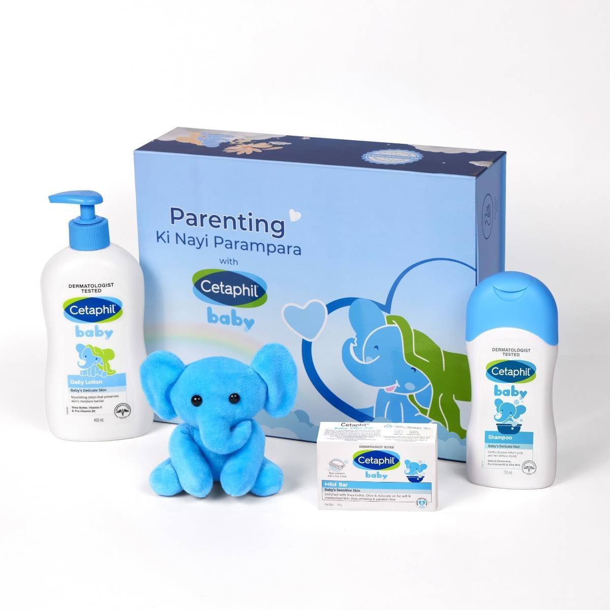 uk71JA-jvcOWL-1-1.jpg Cetaphil Baby Gift packs with Soft Toy | Bath Time Essentials Set | Cetaphil Baby Mild Bar (75 gms), Cetaphil Baby Shampoo (200 ml) & Cetaphil Baby Daily Lotion (400 ml) with Soft toy - Fast UK Delivery - Image 1