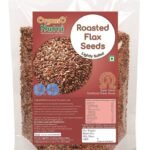OrganoNutri Roasted Flax Seeds | Lightly Salted Alsi for Eating | Premium Roast (2kg) - Fast UK Delivery