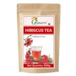 Grenera Hibiscus Flower Infusion 500 grams, Made with Organically Grown Hibiscus Petals, Premium Hibiscus Tea for Sugar and High Blood Pressure Control, Hair Growth, Caffeine Free - Fast UK Delivery