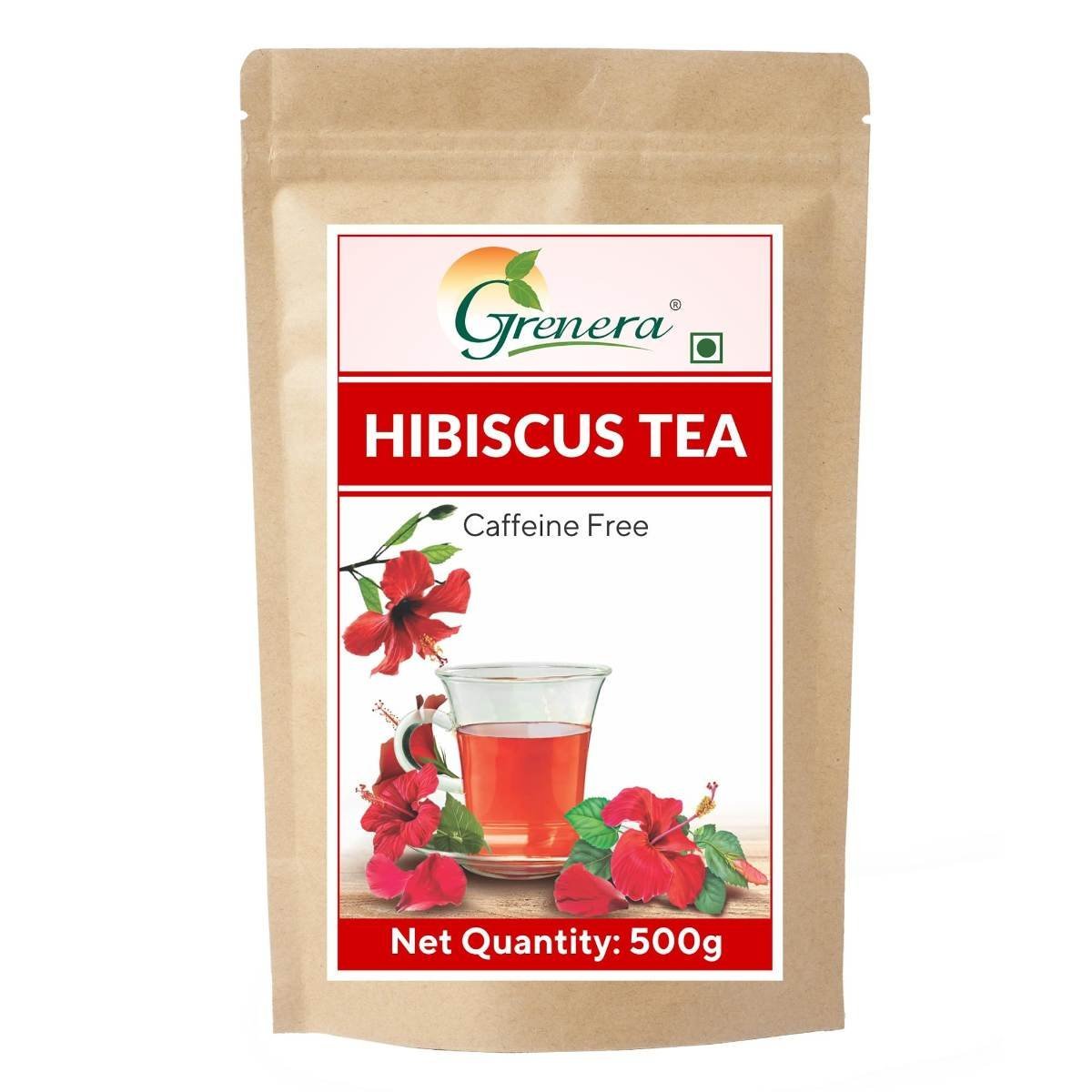 uk71JGdcEyYKL-1.jpg Grenera Hibiscus Flower Infusion 500 grams, Made with Organically Grown Hibiscus Petals, Premium Hibiscus Tea for Sugar and High Blood Pressure Control, Hair Growth, Caffeine Free - Fast UK Delivery - Image 1