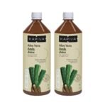 Kapiva Aloe Vera + Amla Juice (2L) | Cold-pressed Juice for Glowing Skin | Helps with Acne and Metabolism - Super Saver Pack of 2 - Fast UK Delivery