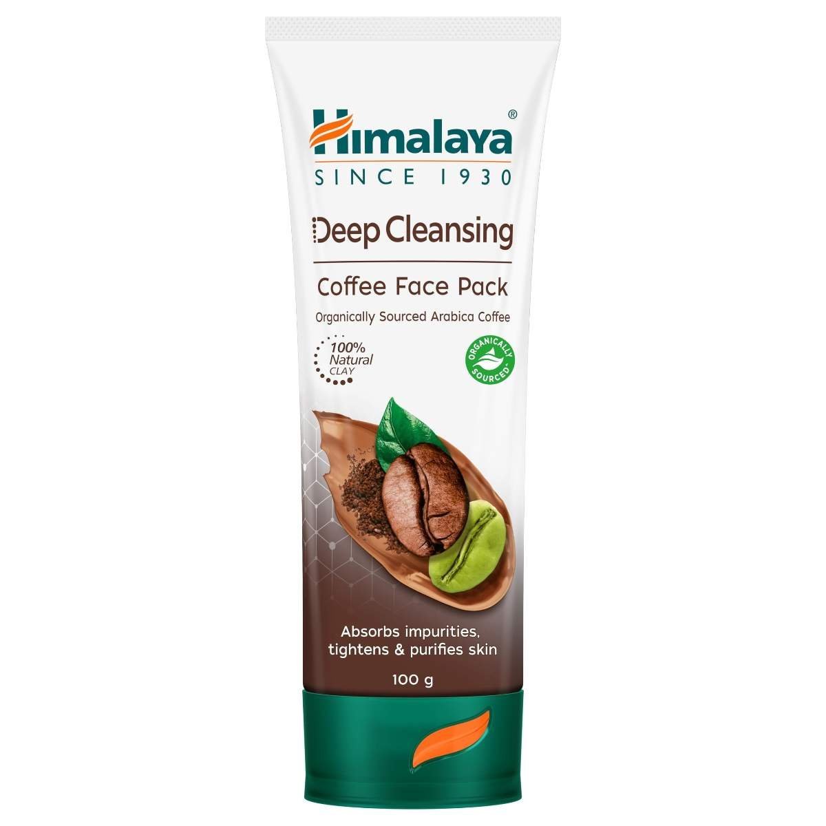 uk71JZwb31kLL-1-1.jpg Himalaya Deep Cleasing Coffee Face Pack | Organically sourced Arabica Coffee | 100% Natural Clay | Gives radiant skin | Soap-free | 100g - Fast UK Delivery - Image 1