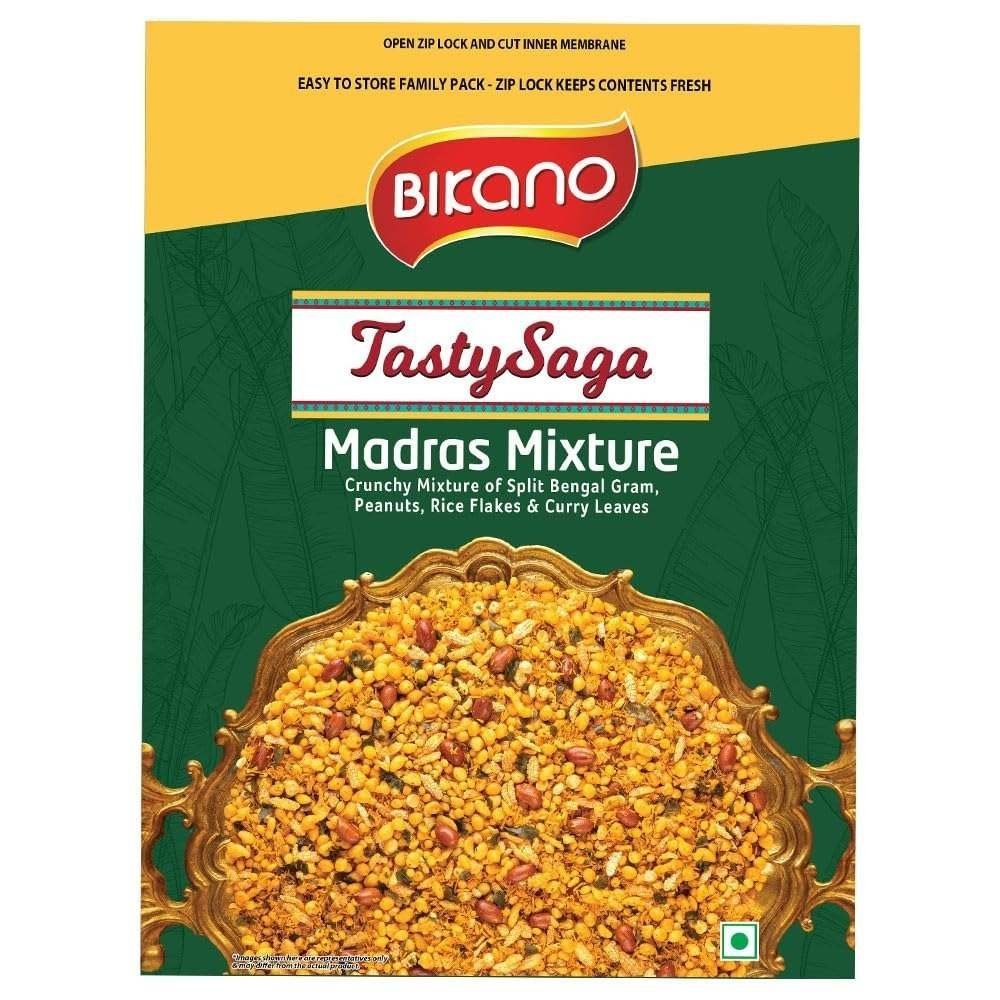 uk71L2tnN1qFL-1-1.jpg Bikano Madras Mixture 200g Crunchy Mixture Namkeen - Fast UK Delivery - Image 1