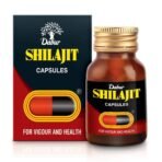 Dabur Shilajit Ayurvedic Capsules - 30 capsules | Pure Shilajit With Antifatigue , Anti Inflammatory Benefits | For Vigour & Strength | Immunity Booster | Ayurvedic Health Tonic - Fast UK Delivery