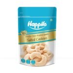 Happilo Premium Roasted and Salted Cashews, 200g - Fast UK Delivery