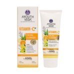 Ayouthveda Vitamin-C Facial Cleanser With Lemon & Rose Extracts, Removes Impurities 100gm - Fast UK Delivery