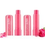 Hilary Rhoda Colour Splash Lip Balm | Moisturizing Lip Treatment with Vitamin E & Cocoa Butter | With SPF-15 | For Dry Chapped Lips | Intense Hydration | Pack of 2 (3g, Rose) - Fast UK Delivery