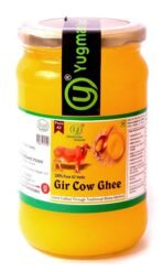 Yugmantra Organic Foods -100 % Natural Pure & Aromatic Desi Gir Cow Ghee -Traditional Churned with Bilona Method | Premium Ghee| Diet Friendly | No Added Additives | A2 Danedar Desi Ghee | Immunity Booster -650 ml Premium Glass Bottle - Fast UK Delivery - Image 6