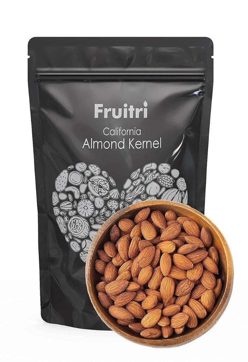 uk71M8xPqvLQL-1-1.jpg Fruitri Premium California Almonds, 100% Natural Badam Giri (250gm) - Fast UK Delivery - Image 1