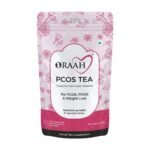 Oraah PCOS PCOD Green Tea for Hormonal Balance Weight Management, Regular Periods with Multivitamins (Kashmiri Kahwa, 100 Grams)