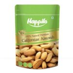 Happilo 100% Natural Premium California Almonds 1kg Value Pack Pouch | Premium Badam Giri | High in Fiber & Boost Immunity | Real Nuts | Whole Natural Badam - Fast UK Delivery