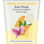 Biotique Ubtan & Collagen Face Wash for Tan Removal & Enhancing Skin Complexion - Gentle Exfoliation, Dead Skin Cell Removal| For Men & Women - 150ml - Fast UK Delivery