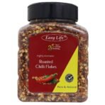 Easy Life Roasted Chilli Flakes 200gm [Ideal Sprinkler Pack for Pizza Chef's Pantry and Every kitchen's Shelf] - Fast UK Delivery