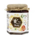 Nutriorg Certified Organic High Altitude Honey 250g | 100% Pure, Unadulterated, and NMR Approved | Raw Himalayan Honey for Weight Management, Energy Boost & Immunity | No Added Sugar | Natural Sweetener - Fast UK Delivery