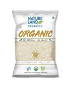 Natureland Organics Sorghum / Jowar Flour 500 Gm - Organic Flours - Fast UK Delivery