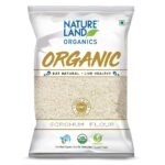 Natureland Organics Sorghum / Jowar Flour 500 Gm - Organic Flours - Fast UK Delivery