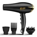 Beardo Studio Professional Tornado Hair Dryer with 2000 Watts Power | AC Motor, Concentrator, Diffuser, 2 Speeds, 3 Temperature Settings & Cool Shot feature | Suitable for Professional Drying Experience | Gift For Brother | Gift For Friends - Fast UK Delivery