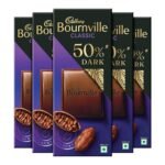 Cadbury Bournville Rich Cocoa Dark Chocolate Bar, 80 grams (Pack of 5) - Fast UK Delivery