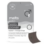 Wellbeing Nutrition melts Testo Power | Testofen, Himalayan Shilajit, Ginkgo biloba | Plant-Based | Supports Healthy Testosterone Levels, Performance, Stamina & Energy | 30 Oral Strips