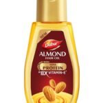 Dabur Almond Hair Oil - 500ml | Provides Damage Protection | Non Sticky Formula | For Soft & Shiny Hair | With Almonds, Keratin Protein, Soya Protein & 10X Vitamin E - Fast UK Delivery