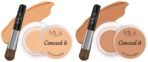 MILA Beaute Conceal It Pot Concealer | With SPF 15 & Vitamin-E For Face Makeup | Shade - (Pure Beige, 4g) Conceal It Pot Concealer For Face Makeup | Shade - (Rose Beige, 4g) - Fast UK Delivery