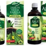 Dabur Jamun Neem Karela Juice - 1L & Dabur Amla Juice -1L COMBO - Fast UK Delivery
