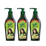 Dabur Amla Hair Oil - 550ml (Pack of 3) | For Strong, Long and Thick hair | Nourishes Scalp | Controls Hair Fall, Strengthens Hair & Promotes Hair Growth - Fast UK Delivery
