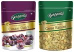 Happilo Premium International Omani Dates, & Premium Seedless Green Fresh Raisins, 250 Grams - Fast UK Delivery
