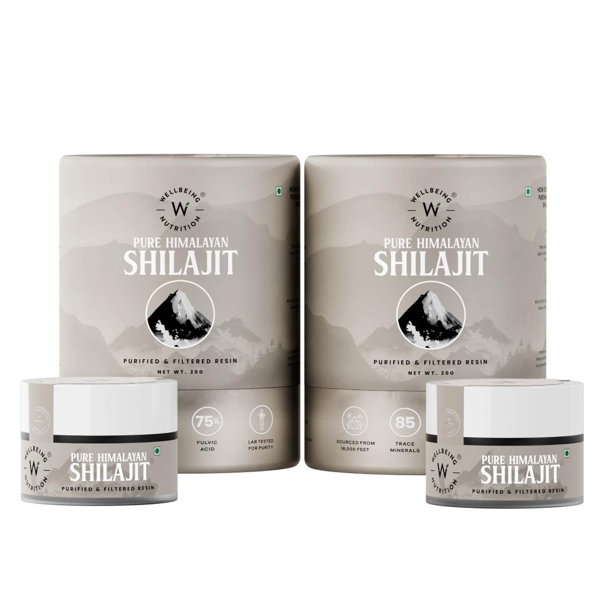 uk71Ooyove7sL-1.jpg Wellbeing Nutrition Pure & Natural Himalayan Shilajit Original Resin 20g for Strength, Stamina and Performance | Shilajit Resin for Men & Women with 75% Fulvic Acid & 85 Trace Minerals | Lab Tested - Image 1