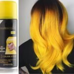HUDA GIRL BEAUTY Professional 1 Day Temporary Hair Color Spray with Argan Oil, Botox, Keratin and Collagen (Yellow) 125ml - Fast UK Delivery