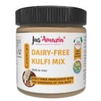 Jus' Amazin Dairy-Free Kulfi Mix (200g) | Only 5 Ingredients, 100% Natural | 74% Nuts | Zero Additives | Vegan & Dairy Free - Fast UK Delivery