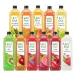 Alo frut Fruits Drink with Tasty Aloevera Chunks & Juice -1000 ml (Pack of 12) | Goodness of Fruits and Aloevera | Ready-to-Serve Fruit Juice | Fruit Juice Combo Pack - Fast UK Delivery