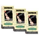 INDUS VALLEY 100% Botanical Organic Hair Color (Indus Black)- 120g*3=360g - Fast UK Delivery