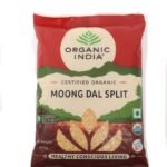 ORGANIC INDIA Commodity Moong Dal Dhuli/Moong Dal Split - 500g - Fast UK Delivery