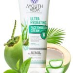Ayouthveda Ultra Hydrating Face Emulsion Cream 60 Gm With Aloe Vera & Coconut Water | Best Hydrating Face Cream for Women and Men | Prevent Dark spots, Blackheads and Blemishes | All Skin Types (Pack Of 1; 60G) - Fast UK Delivery