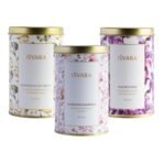 ISVARA TEA BUNDLES |Tea o'clock - Morning, evening & night tea (Pack of 3 tea tins) | MORNING TEA Symphony of Spices, AFTERNOON/EVENING TEA Kashmiri Kahwah, BED-TIME TEA Mood Fixer | 130gm - Fast UK Delivery