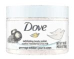 Dove Exfoliating Body Polish and Scrub with Macadamia and Rice Milk- 298 g - Fast UK Delivery