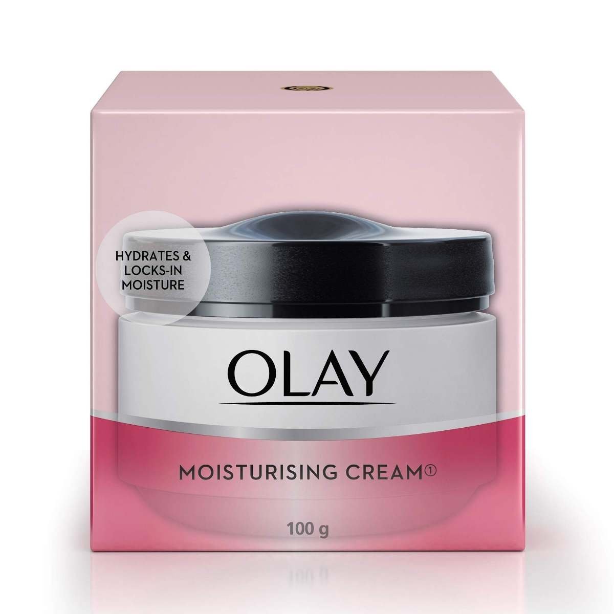 uk71PrL7LG07L-1-1.jpg Olay Moisturising Cream | Hydrates and Locks in Moisture | Light Weight and Non Greasy | Normal, Oily, Dry & Combination Skin l 100g - Fast UK Delivery - Image 1