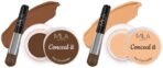 MILA Beaute Conceal It Pot Concealer | With SPF 15 & Vitamin-E For Face Makeup | Shade - (Rich Coco, 4g) Conceal It Pot Concealer For Face Makeup | Shade - (Pure Beige, 4g) - Fast UK Delivery