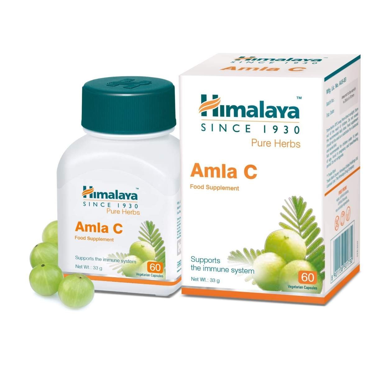 uk71QDAnSp2fL-1-1.jpg Himalaya Wellness Pure Herbs Amalaki Immunity Wellness |Promotes health | -Pack of 60 Tablets - Image 1